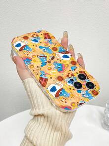With Coffee And Donuts Pattern Cute. This Stylish Phone Case Is Compatible With Samsung, Apple,  , ,And So On.Made Of Flexible TPU Material,Shock-Resistant,Scratch-Resistant, It Offers Excellent Drop Protection And A Comfortable Grip. It's An Ideal Gift For Family, Friends, And Loved Ones, And A Perfect Choice For Festivals,Valentine's Day,Quick Ship Items - Clear - View 6