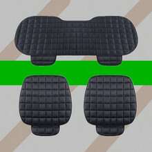 3pcs Car Seat Cushion Set, Front Seat Cushion, Rear Seat Cushion, 3 PiecesAnti-Slip Car Seat Pad - Multicolor - View 1