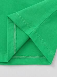 Balabala Baby Sleeveless Tank Top, Cute Design, Lightweight & Breathable Summer Outfit 2026 - Emerald Green - View 6