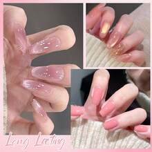 7支装 FOUR LILY 10ml 浅粉色磁性猫眼凝胶指甲油，果冻指甲油，半永久可卸凝胶指甲油，美甲 - 彩色 - 查看 3
