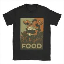 Senshi For Food Delicious In Dungeon Men T Shirts Anime Funny Tee Shirt Short Sleeve Crew Neck T-Shirts Cotton Unique Clothes - Black - View 2