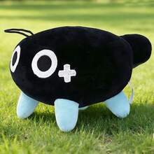 Dandy's World Plush Holiday Stuffed Figure Pillow - Christmas, Halloween, Easter Gift For Video Game Fans, Room Decor With Bonus Sticker Set | Soft Plush Toy, Stuffed Animal, Cuddly Collectible - 黑色 - 查看 1