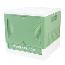 Toys Storage Box With Building Baseplate 37L Stackable Foldable Building Blocks Organizer Storage Container For Home Green - Army Green - View 4