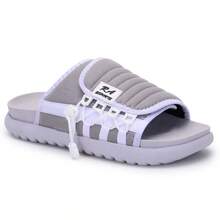 Asuna 3.0 Casual Polyester Lace-Up Outdoor Slippers - Gray With White - View 2