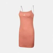 Jordan Women's AS W J BRK SLIM TANK DRESS Sleeveless Dress HJ0063-823 - Coral Pink - View 2