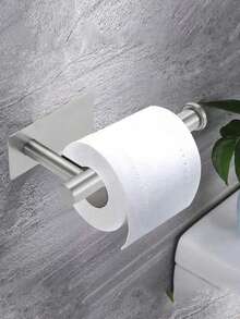 1pc Silver Kitchen Paper Towel Holder, Stainless Steel Countertop Paper Towel Rack With Weighted Base, Storage Organizer For Kitchen Countertop, Space-Saving Paper Towel Dispenser, Modern Kitchen Accessory, Sleek Durable Finish, Easy Refill, Keeps Counters Clean And Neat, Reliable Household Organizer For Everyday Use - Multicolor - View 9