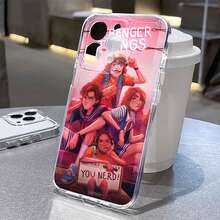 La tripulación de  está lista para la acción y la aventura. Esta elegante funda es compatible con Samsung, Apple, OPPO, , etc. Fabricada en TPU flexible, resistente a golpes y arañazos, ofrece una excelente protección contra caídas y un agarre cómodo. Es un regalo ideal para familiares, amigos y seres queridos, y una opción perfecta para festivales, San Valentín y envíos rápidos. - transparente - Ver 1