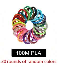 Filamento de repuesto PLA de 9M/25M/50M/100M para bolígrafo/impresora 3D, regalo de Navidad, útiles escolares - Multicolor - Ver 11