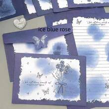 4pcs/Set Envelopes & Letter Papers, High-Quality Cute Graffiti Creative Cartoon Handwritten Ceremony Romantic Stationery - Random - View 5