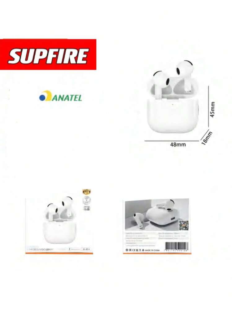 TWS Fone De Ouvido Airs Pro Estéreo Bluetooth Sem Fio - AR .7. - Visão 2