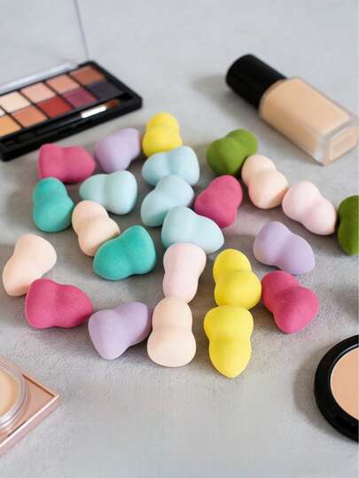 1/4/7/15/25/39Set Gourd-Shaped Makeup Sponge Set - Makeup Puff, Powder Puff, Powder Puff, Setting Powder Puff, Beauty Makeup Sponge, Mixed Beauty Sponge Helps Perfect Application Of Liquids,Spring Outings, And Mother's Day Presents. Creams And Foundations, Multi-Color Makeup Sponge, Non-Latex Wet & Dry Foundation Sponge