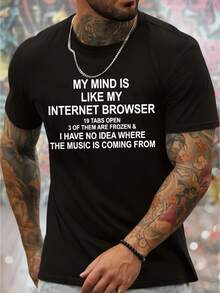 Men T-Shirts - Black - View 1