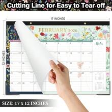 2026 Desk Calendar Large Ruled Blocks January To December 12x17 Inches Office Desk Planner Organizer - 1 - Xem 11