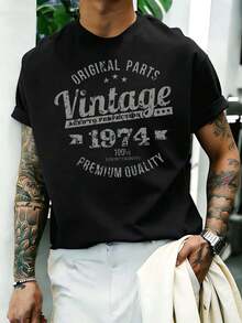 T-shirts pour hommes - Noir - Voir 1