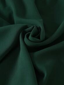 Đầm cổ ren màu xanh đậm kiểu vintage cho bé gái, thanh lịch và dễ thương, viền ren, tay áo loe, gấu váy xòe, nhẹ, đầm dự tiệc cho bé gái, đầm dạ hội. - màu xanh lá - Xem 6