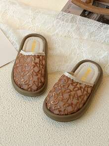 2026 New Girls Sandals, Breathable Mesh, Comfortable Flat, Non-Slip Soft Bottom, Fashionable Slip-On, Suitable For Kids & Teens - Brown - View 4