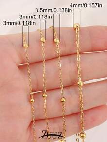 1米不锈钢珠链，适合DIY制作项链和手链等首饰 - 鏈條 - 查看 2