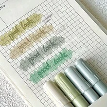 4pcs/1set Water-Based Dual-Tip Fluorescent Pens, High-Quality Ink, Suitable For Art, Crafts And Greeting Cards, Ideal For Students To Highlight Key Points In Classroom, Perfect Easter Or Back To School Gift (Random Colors) - Multicolor - View 10