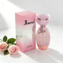 Perfume.Katly Parry.Meow! Scent Collection.Pink Crystal Cat-shaped Bottle Edition.Eau de Parfum (Women's Fragrance)-100ml.Floral Fruity Fragrance Ofertas - Tonos florales y amaderados afrutados. - Ver 2