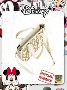 Disney [] Cartoon  Pattern Fashion Shoulder Bag, Detachable Adjustable Strap Crossbody Bag With Zipper Pouch, Suitable For Daily Commute, Shopping, Party, Holiday Gift For Friends - Nhiều màu - Xem 4