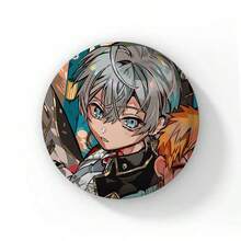 Broche de 58mm, se puede usar como accesorio para mochila, personaje de anime, insignia de cosplay de dibujos animados, decoración de ropa, regalo para amigos, estilo navideño - 58mm - Ver 14