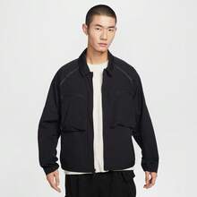 Nike 男士 AS M NK TCH ERGO UTILITY SHIRT 梭织长袖衬衫 IF1348-010 - 黑色 - 查看 1