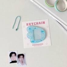 1pc Cute Cartoon 1 Inch Wing Shaped ID Card Holder, Idol Fan Certificate Protector, Bag Charm - Wing Card Holder - View 14