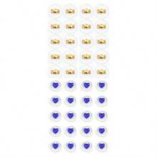 Perlas de acupresión para la oreja, terapia de masaje de acupuntura auricular que ayuda a relajar el Body y la mente, aliviar el estrés, fácil de usar. - Multicolor - Ver 23