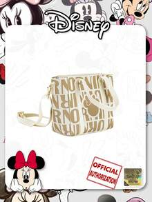 Disney [] Cartoon  Pattern Fashion Shoulder Bag, Detachable Adjustable Strap Crossbody Bag With Zipper Pouch, Suitable For Daily Commute, Shopping, Party, Holiday Gift For Friends - Nhiều màu - Xem 3