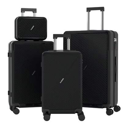 YSTYLE 4-Piece Suitcase (12/20/24/28 Inches), The Perfect Travel Companion! Scratch-Resistant, Beautiful, And Elegant. Lightweight And Easy To Carry With Swivel Wheels.