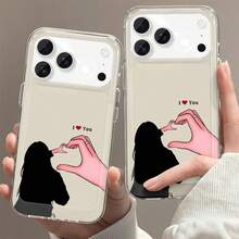 I love you For  glxy A56 55 54 36 35 26 25 23 16 15 14 06 05 NOTE20 10 S25 24 23   22 21 20 10 FE PLUS ULTRA Thin and transparent soft case for phone, with a   bare phone feel - TKK-Transparente-MPQZEYTe amo - Ver 5