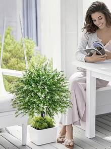 1pc UV-Resistant Artificial Lavender Decor Stake, Suitable For Indoor And Outdoor Decoration In Summer And Autumn, Including Home, Hotel, Garden, Office, Wedding And Holiday Venues - Multicolor - View 4