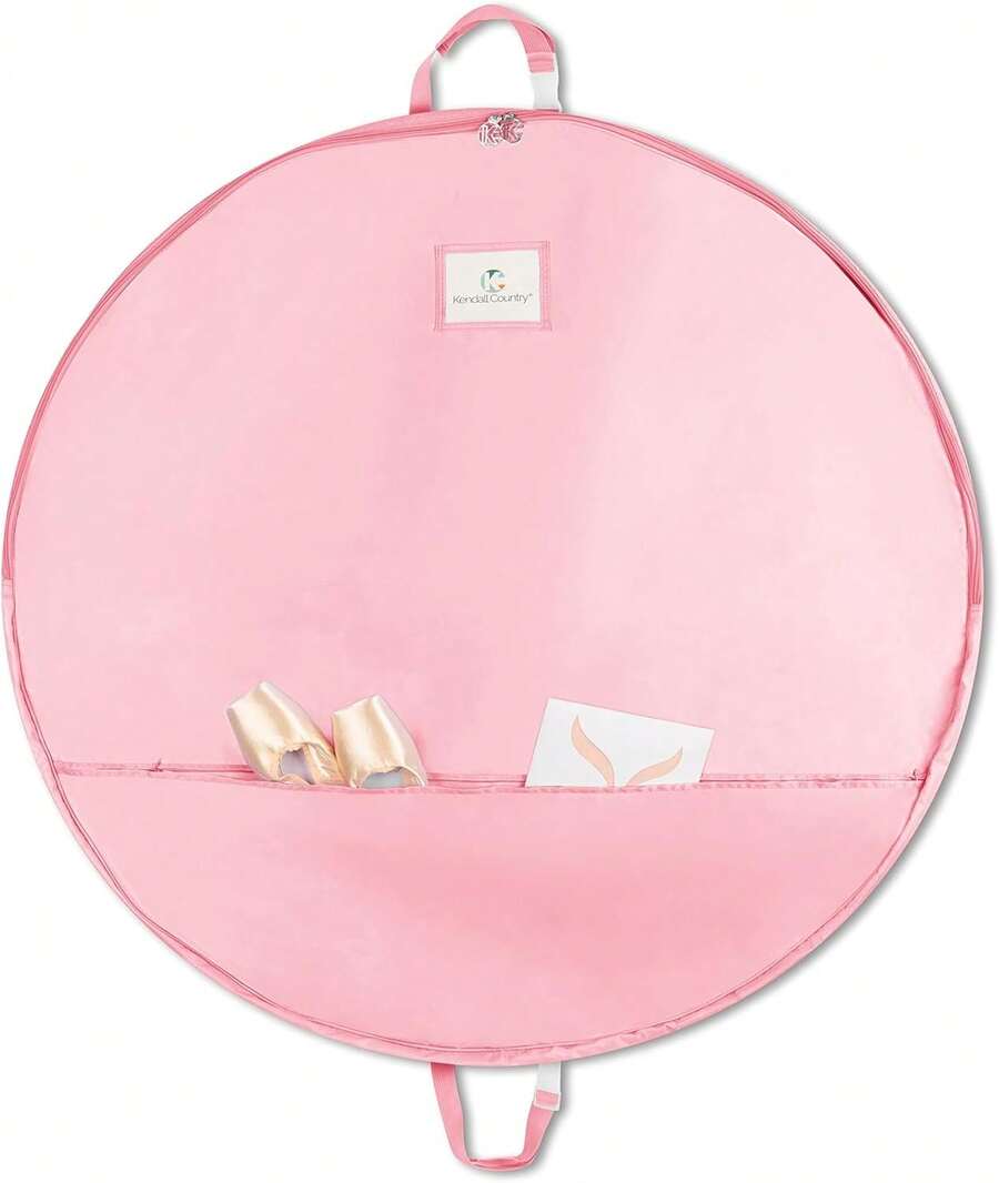 ¡RecomendadoBolsa de ropa tutú para adolescentes y adultos, 40 pulgadas Bolsa de baile para panqueques con 3 pulgadas Faldas tutú para adolescentes y adultos con correa interior y lazo para colgar para sostener la forma de tutú para mujeres, negro cuervo¡Top de Temporada - Rubor - Ver 1
