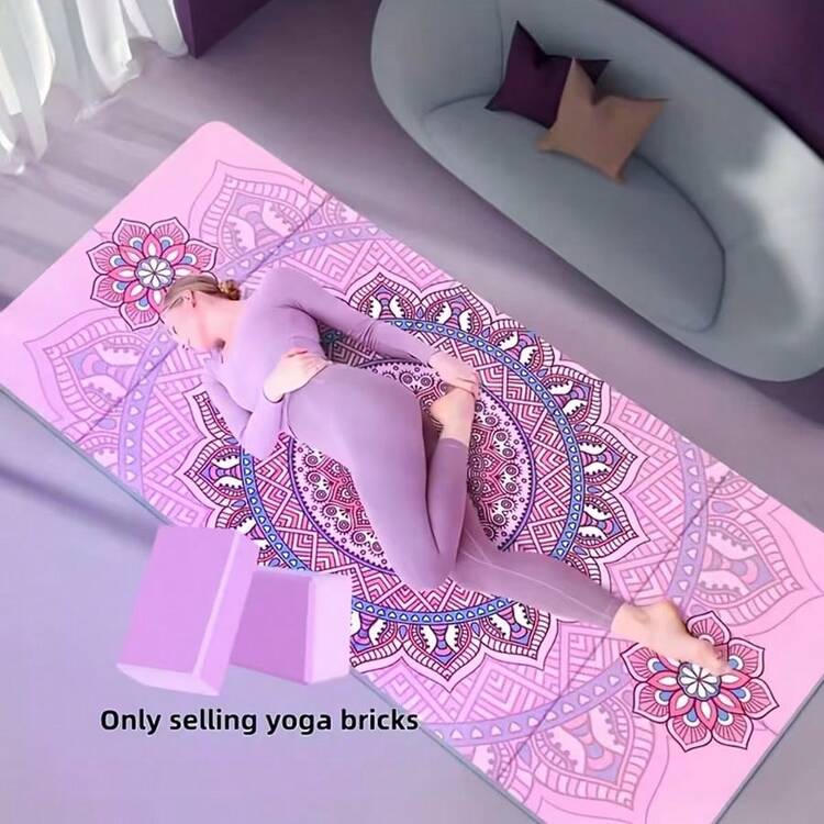 2块EVA瑜伽砖 - 高密度防滑表面，提供平衡和支撑，是瑜伽、普拉提和健身爱好者的理想之选，多种颜色可选，是母亲节和独立日的绝佳礼物。 - 彩色 - 查看 3
