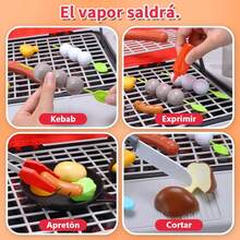 ¡RecomendadoJuego de Parrilla para Niños, Juguete de Simulación BBQ Playset Interactivo para Barbacoa con Humo Luz Sonido Comida Simulado, Juguete Cocina Infantil Regalo para Fiesta Cumpleaños Navidad, 41 PCS¡Top de Temporada - 1 - Ver 4