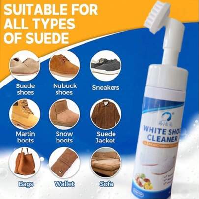 200ml Leather Cleaner And Conditioner, Suitable For Cleaning And Conditioning Suede Shoes, Sneakers, White Sneakers, Etc. Also Suitable As A Gift.