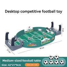 Juego de mesa de fútbol de escritorio en miniatura, juego de mesa de fútbol de 2 jugadores, juego de mesa interactivo grueso para niños, regalo para niños, juguete competitivo para reuniones familiares, juego portátil para interiores/exteriores, regalo, juguete de rompecabezas de fútbol de mesa para niños, juego de mesa de 2 jugadores con campo de fútbol grande, adecuado para reuniones familiares, Acción de Gracias, Día de la Madre, Día del Padre y regalos de cumpleaños festivos - Multicolor - Ver 15