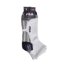 FILA Women Crew Socks - 白灰黑 - 查看 4
