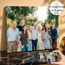 1. 定制大幅帆布海报，可DIY装裱或无框，将照片印制在帆布上，作为创意礼物、墙面装饰、壁画、墙面艺术、帆布印刷、帆布海报、帆布墙面装饰、海报印刷，是记录美好瞬间的最佳选择。它是送给女朋友/男朋友、家人、儿子、女儿、学生、宠物、家居、生日、婚礼、周年纪念日、客厅、卧室和办公室的完美礼物。 - 白色 - 查看 1