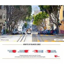 ¡RecomendadoCARFIA lentes de sol hombre polarizadas con protección UV400 - diseño clásico de pilot marco de acetato para conducción, pesca CA5355¡Top de Temporada - H: Gafas carey con lentes marrones - Ver 8