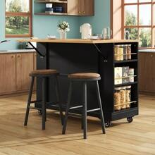 Mobile Storage Islands - Black - View 6