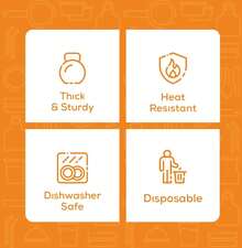 Streamline Your Baking And Storage With This 50-Count Pack Of 9-Inch Round Aluminum Foil Pans. Complete With Clear Dome Lids, These Disposable Containers Are Perfect For Cooking, Reheating, And Catering. - Silver - View 4