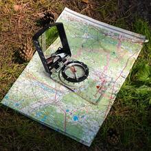 Advanced Orienteering Compass - Survival Whistle, Map Reading Field Compass For Camping, HiFKing & Navigation, Great For - Multicolor - View 7