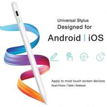 ​​Universal Stylus Pen For All Touch Screens - Compatible With IPhone, Android Tablets, Pro & Other Touch Screen Devices​, Includes 2 Replacement Tips. - Multicolor - View 2