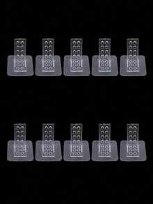 10pcs Self-Adhesive Shelf Pins, Suitable For Cabinet, Bookshelf, Wardrobe Bracket, Partition Board, Shelf Auxiliary Tool - Multicolor - View 13