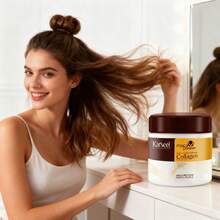 Mascarilla Capilar Karseel-l 500ml con Colágeno, Aceite de Coco y Argán – Hidratación y Reparación para Cabello Seco, Dañado, Teñido y Rizado, Tratamiento Intensivo Nutritivo - Embotellado - Ver 11
