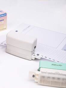 1 máy bấm lỗ giấy A5/B5/A4, có thể bấm 6 lỗ cùng lúc, thích hợp làm album ảnh thủ công, kèm theo 5 màu giấy bấm lỗ. - nhiều màu - Xem 6