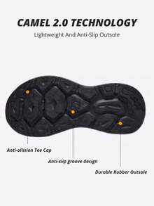 CAMEL CROWN Women's Shock Absorbing Non-Slip Comfortable Casual Running Shoes - Black - View 2