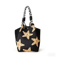 [Dinny] Niche Design Knitted Tote Bucket Bag For Women, Soft & Skin-Friendly Large Capacity, Suitable For Work Commute, School, Short Trips, Shopping, Multi-Functional Practical Bag, New Fashion Versatile Handbag - Multicolor - View 13