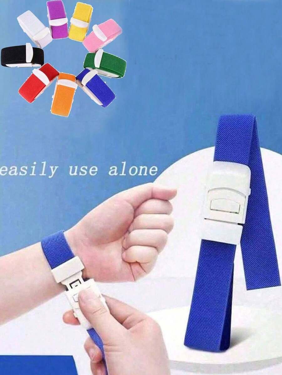 Comfortable ABS Strap For Outdoor Use, Elastic Band With Buckle Closure, One Person Can Easily Use It Alone, With A Portable Emergency Compression Band, Practical For Home Use And Travel, Suitable For Outdoor Sports - Multicolor - View 1